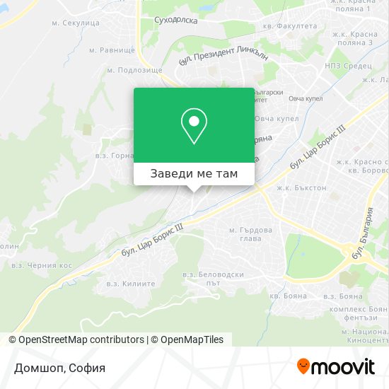 Домшоп карта