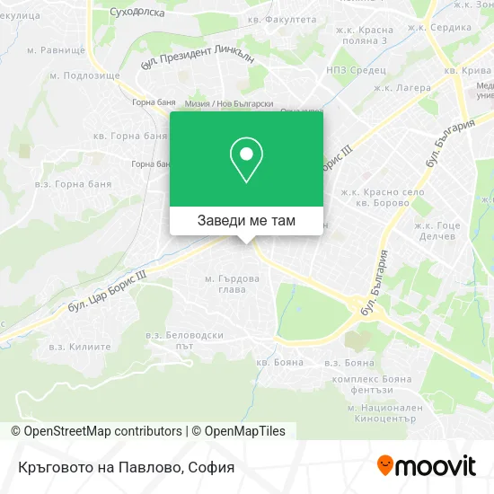 Кръговото на Павлово карта