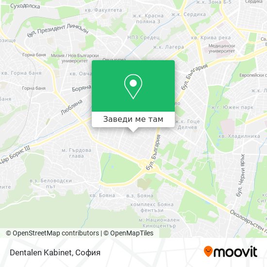 Dentalen Kabinet карта