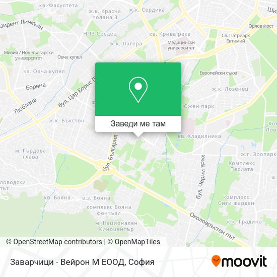 Заварчици - Вейрон М ЕООД карта