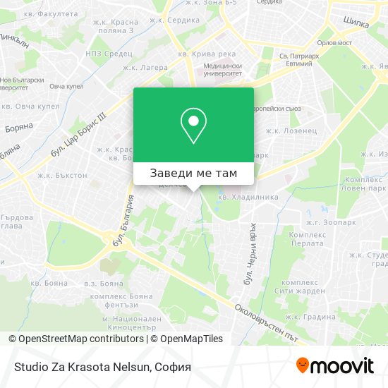 Studio Za Krasota Nelsun карта