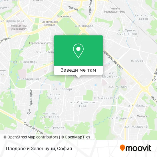 Плодове и Зеленчуци карта