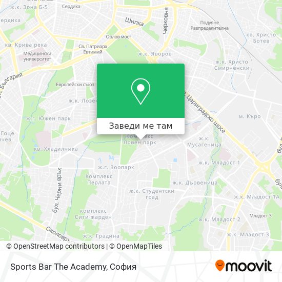 Sports Bar The Academy карта