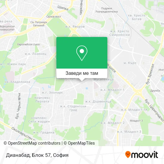 Дианабад, Блок 57 карта