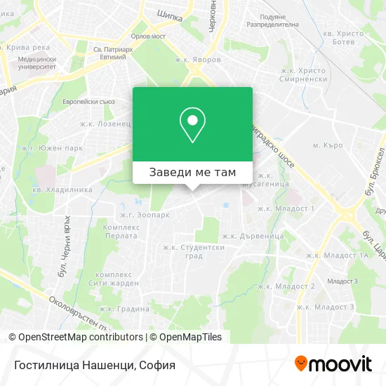 Гостилница Нашенци карта