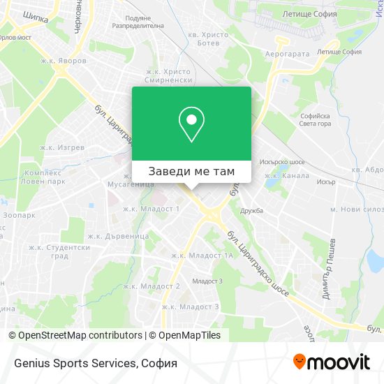 Genius Sports Services карта