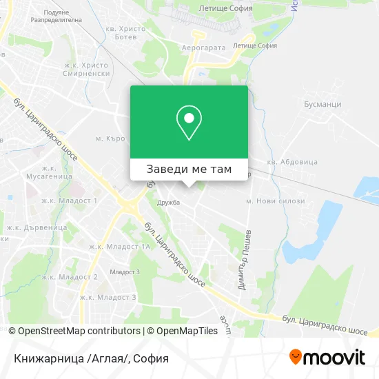 Книжарница /Аглая/ карта