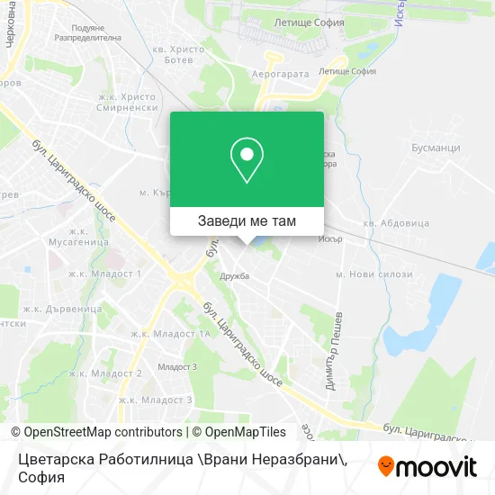 Цветарска Работилница \Врани Неразбрани\ карта