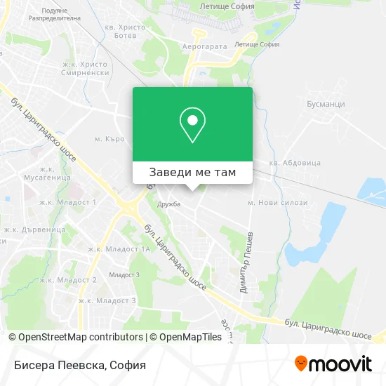 Бисера Пеевска карта