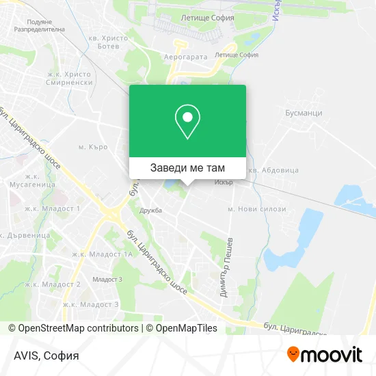 AVIS карта