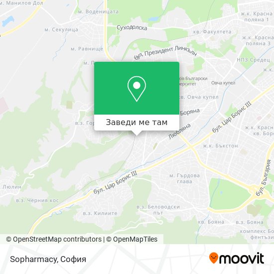 Sopharmacy карта
