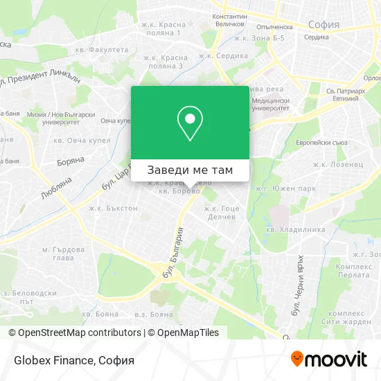 Globex Finance карта
