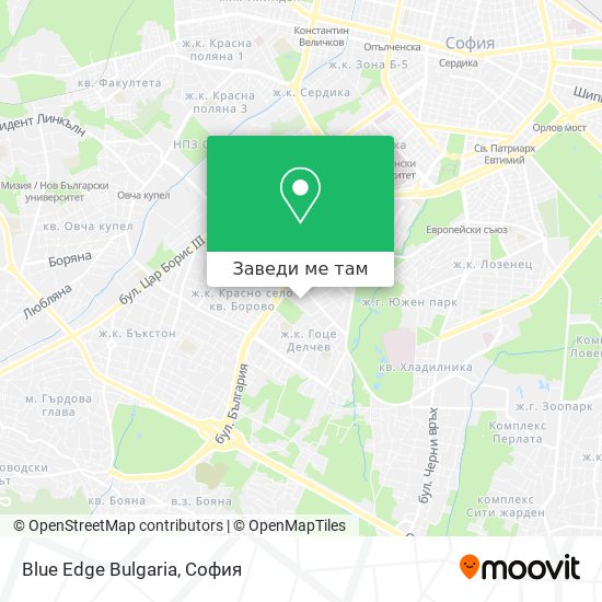 Blue Edge Bulgaria карта