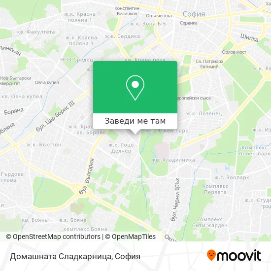 Домашната Сладкарница карта