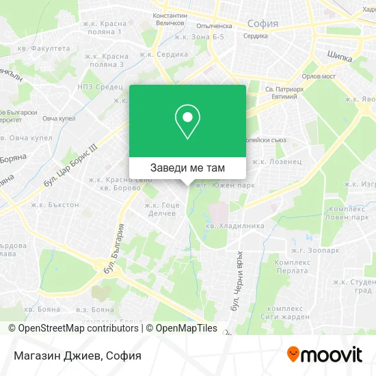 Магазин Джиев карта