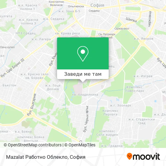 Mazalat Работно Облекло карта