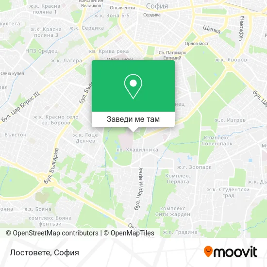 Лостовете карта