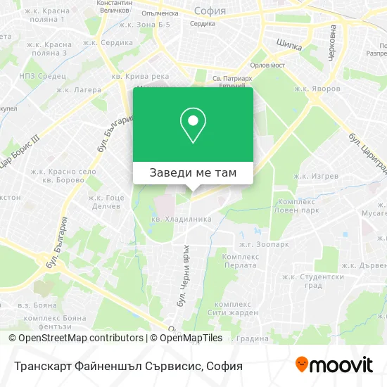 Транскарт Файненшъл Сървисис карта
