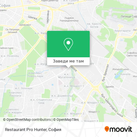 Restaurant Pro Hunter карта