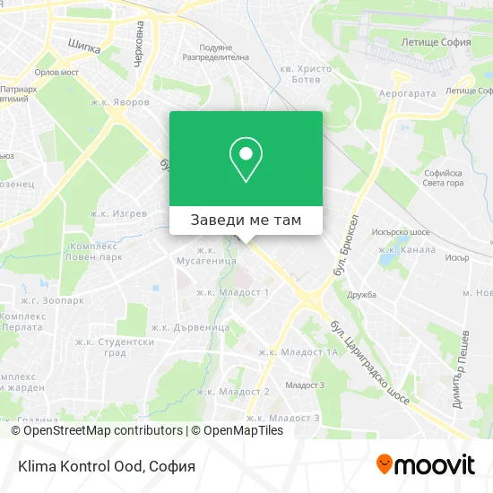Klima Kontrol Ood карта