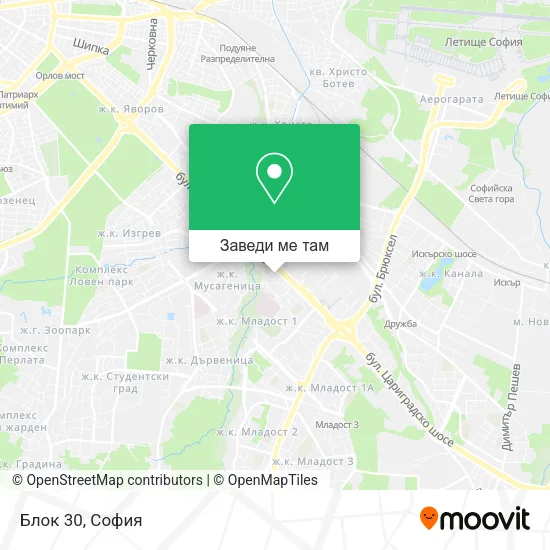 Блок 30 карта