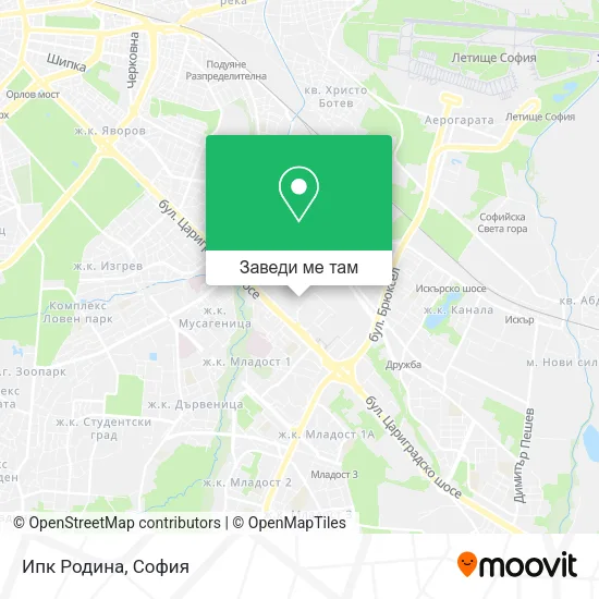 Ипк Родина карта