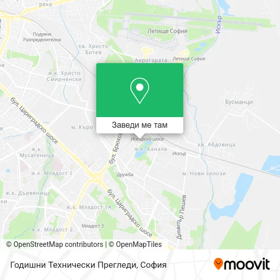 Годишни Технически Прегледи карта