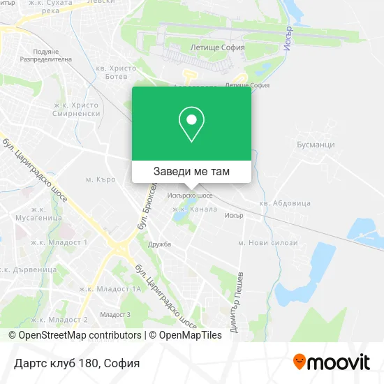 Дартс клуб 180 карта