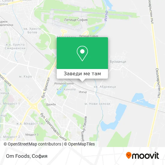 Om Foods карта