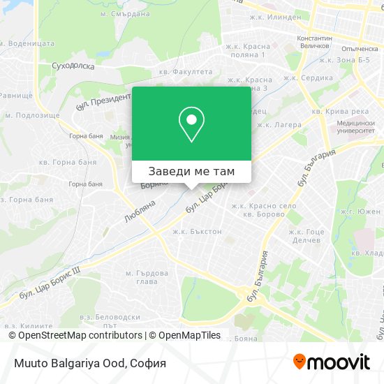 Muuto Balgariya Ood карта