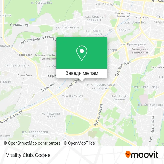 Vitality Club карта