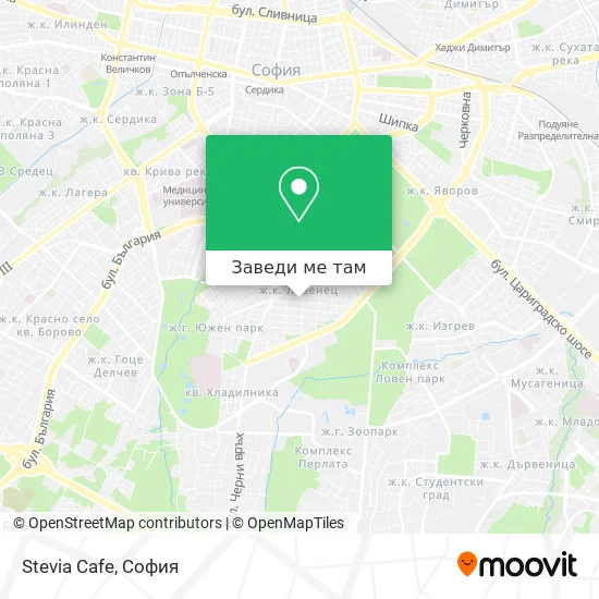 Stevia Cafe карта