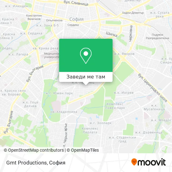 Gmt Productions карта