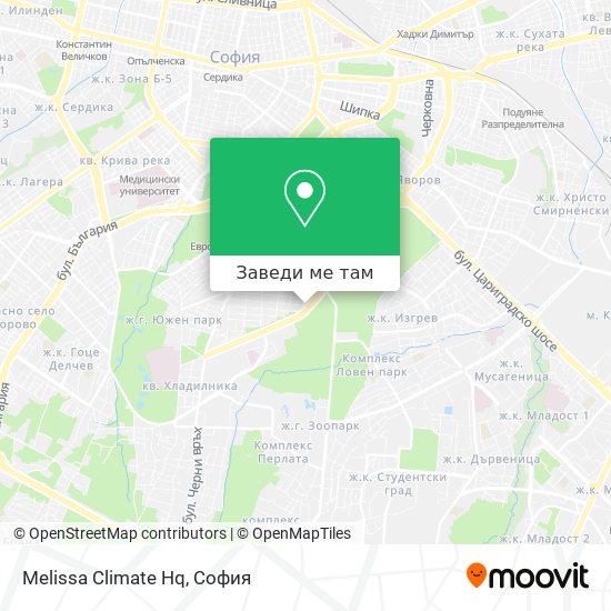 Melissa Climate Hq карта