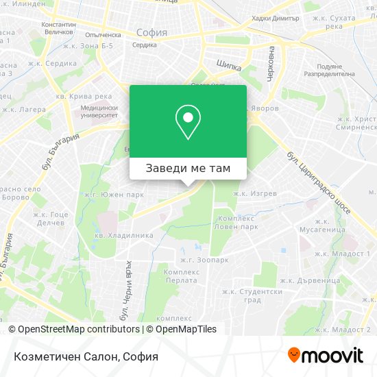 Козметичен Салон карта