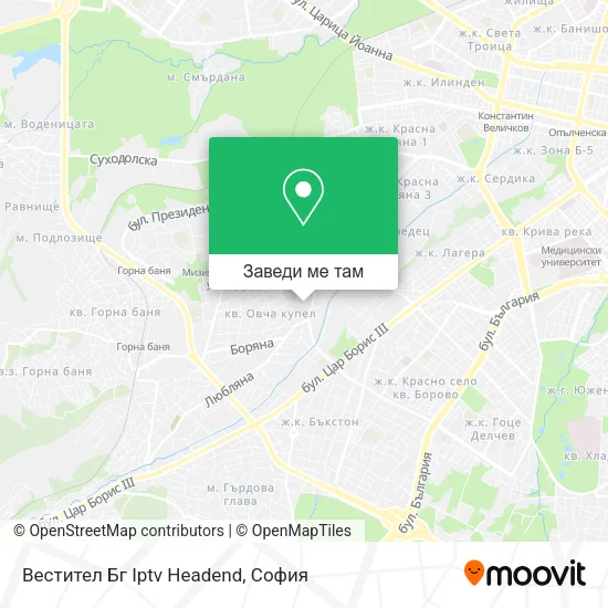Вестител Бг Iptv Headend карта