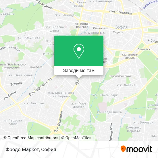 Фродо Маркет карта