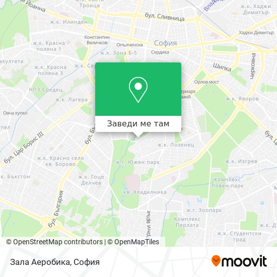 Зала Аеробика карта
