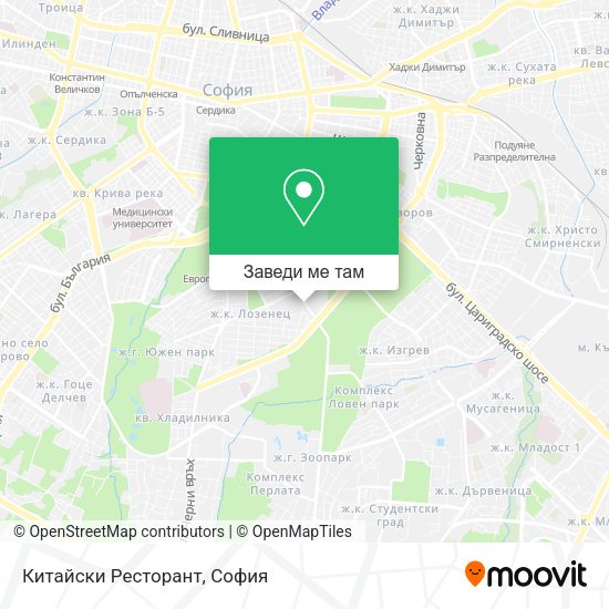 Китайски Ресторант карта