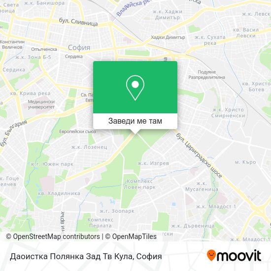 Даоистка Полянка Зад Тв Кула карта