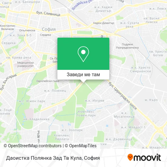 Даоистка Полянка Зад Тв Кула карта