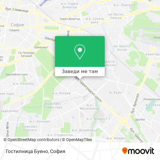 Гостилница Буено карта