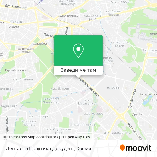 Дентална Практика Дорудент карта