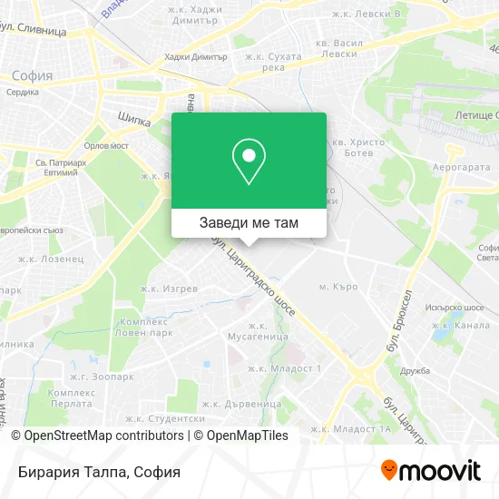 Бирария Талпа карта