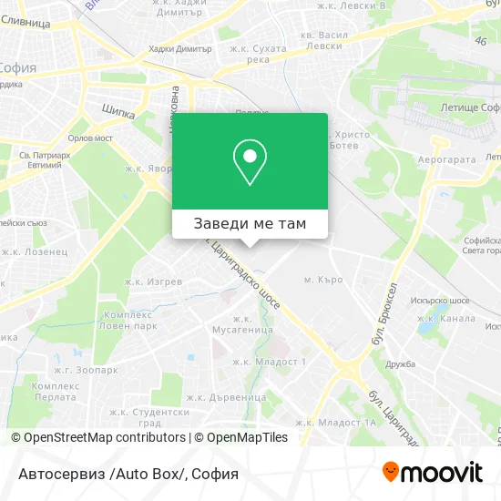 Автосервиз /Auto Box/ карта