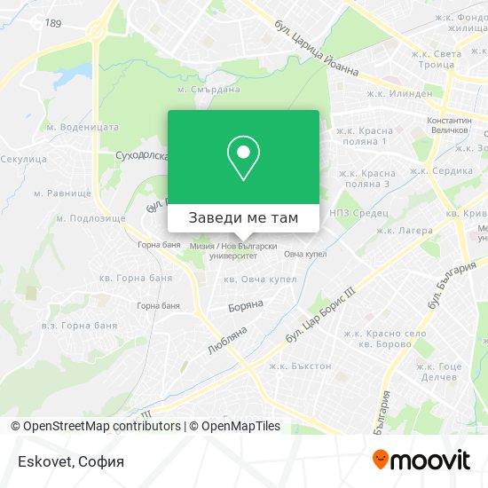 Eskovet карта