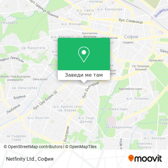 Netfinity Ltd. карта