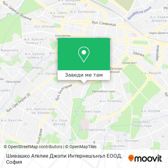 Шивашко Ателие Джопи Интернешънъл ЕООД карта