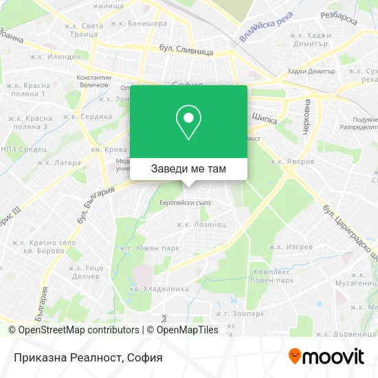 Приказна Реалност карта