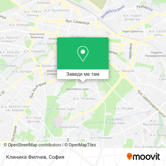 Клиника Филчев карта